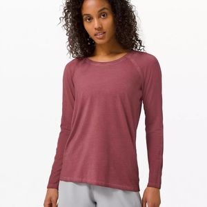 Lululemon long-sleeve tee shirt Pima cotton size 6